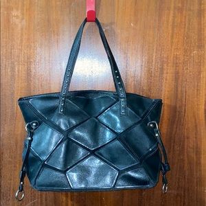 BLACK LEATHER PURSE